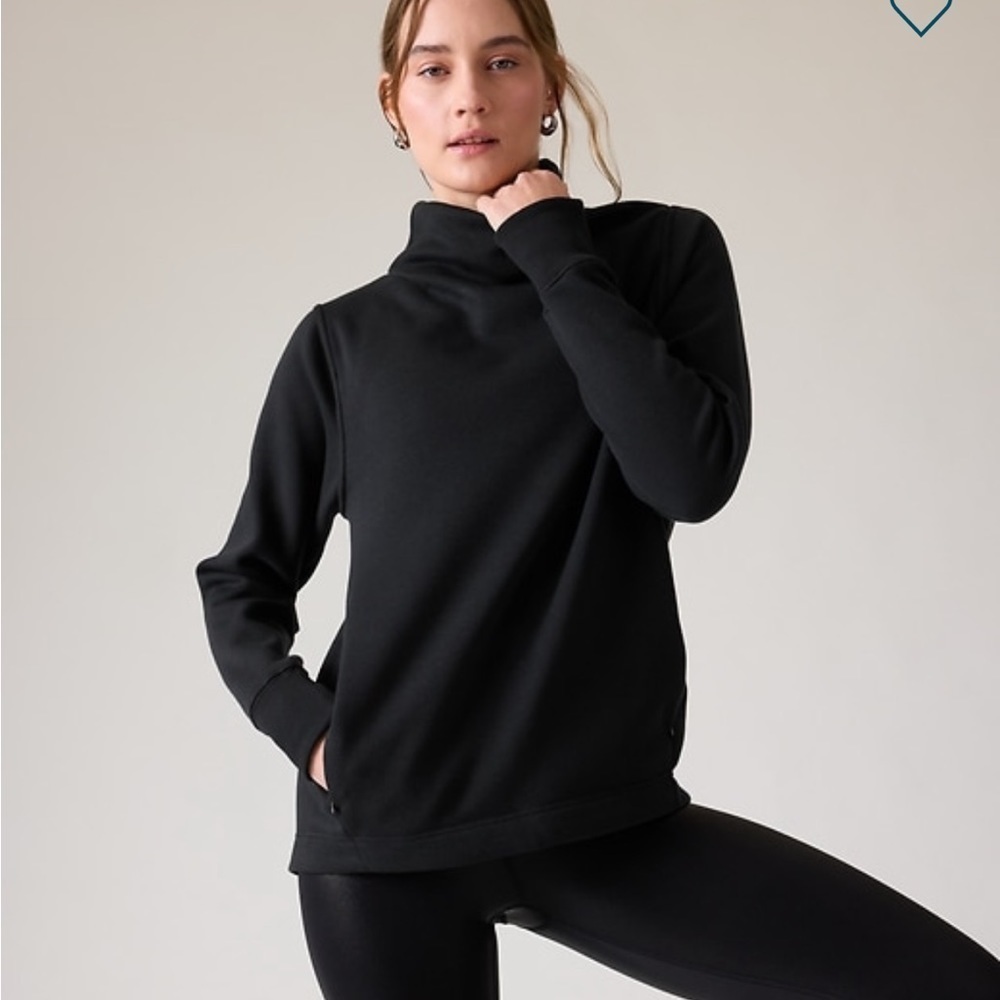 Athleta Cozy Karma Twist Neck Sweatshirt